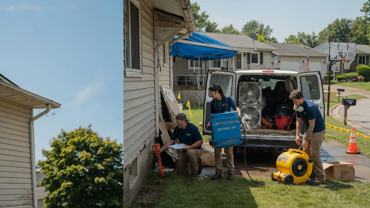 Ceiling Leak Cleanup in Defiance, PA near me